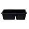 Alfi Brand Black 33" Dbl Bowl Drop In Granite Composite Kitchen Sink AB3320DI-BLA - alternate 7